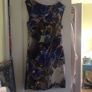 Multicolored work dress